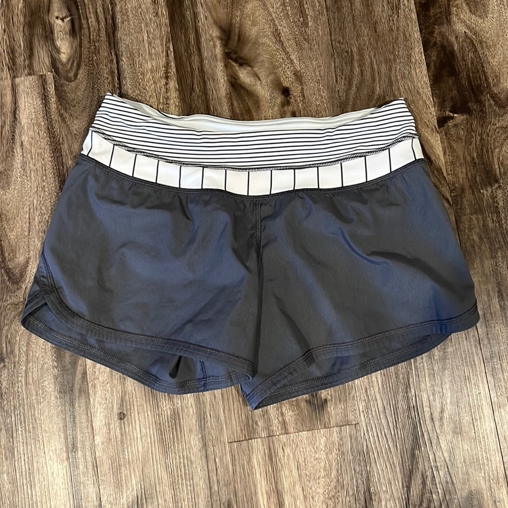 Grey lululemon shorts size 6